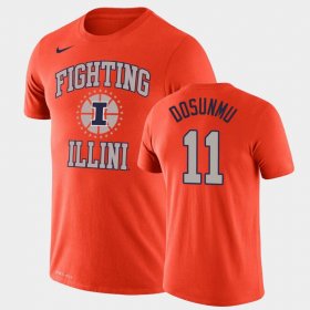 #11 Ayo Dosunmu Legend Fighting Illini Performance Men's Orange T-Shirt 229462-904